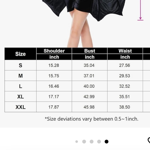 Women's Bat Costume Jumpsuits Velvet Shirt Zip Hoodie Cozy Hal… - Picture 6 of 6